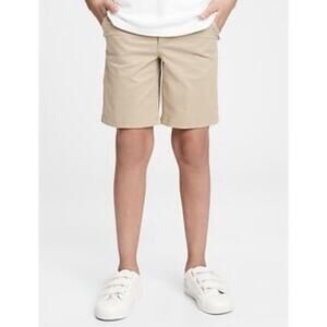 Gap Kids Boys Flat Front Khaki Tan Uniform Chino Golf Shorts 8 Regular Dressy
